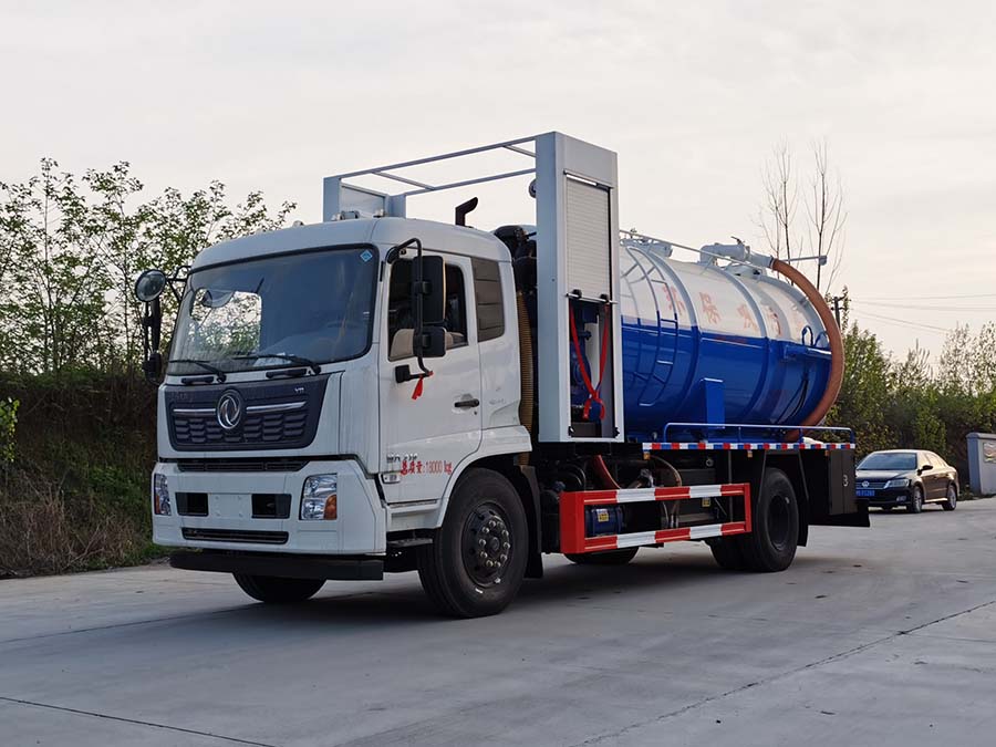國6東風天錦清洗吸污車吸糞車