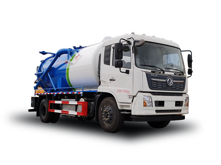 國(guó)6東風(fēng)天錦12方水環(huán)式真空吸污車(chē)